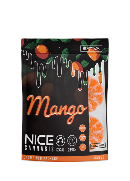 THCP, 2-Pack gummy, 420mg, Mango