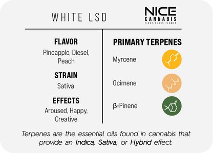 3.5g Indoor THCA Flower - Sativa - White LSD